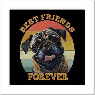 Pug Best Dog Best Friend Posters and Art